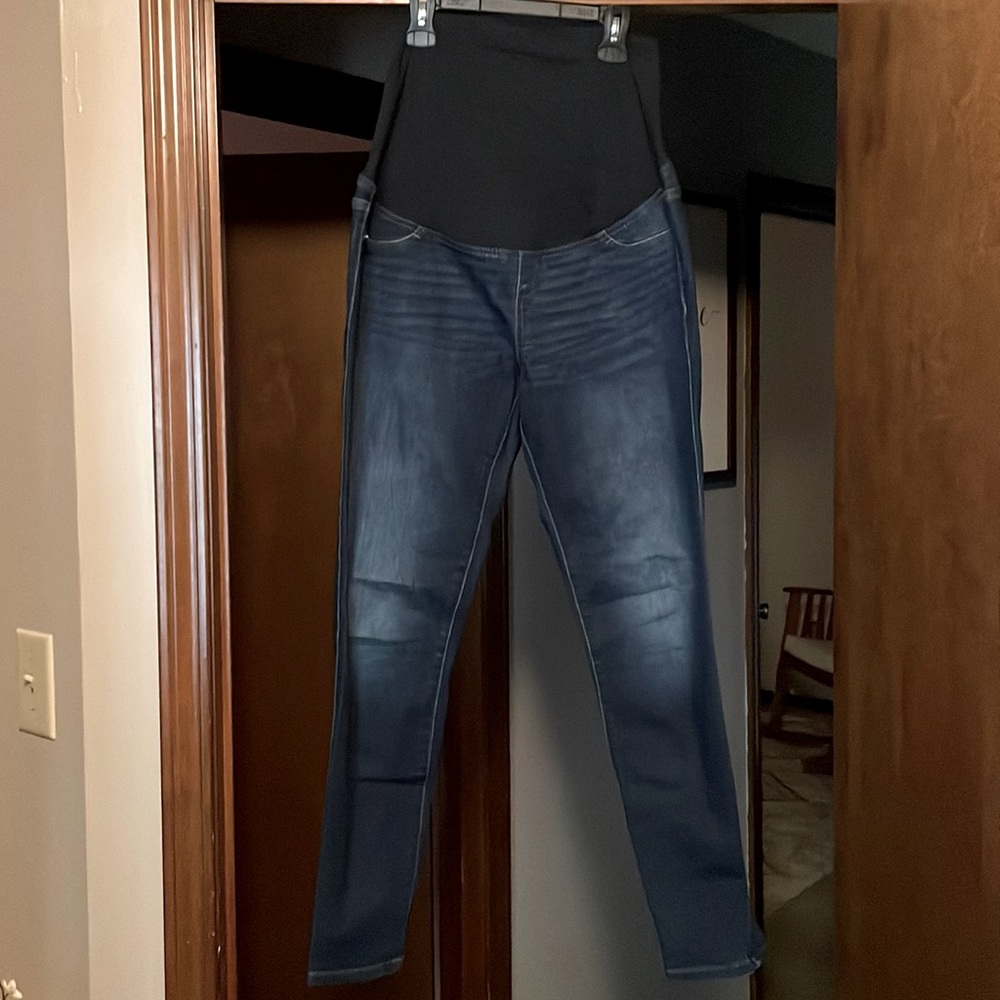 Dark-wash Denim Maternity Jeans